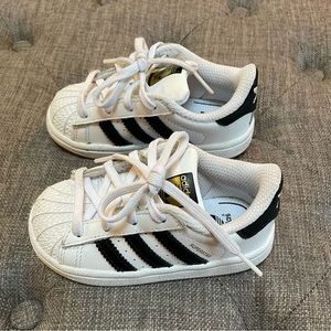 Adidas Superstar Sneakers Trainers Tennis Shoes Toddler Girl Boy Neutral 6K